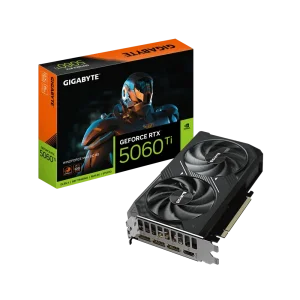 GIGABYTE GeForce RTX 5060 Ti WINDFORCE MAX GPU Vaizdo Plokštė | 8GB, GDDR7, OC Edition