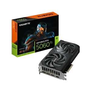 GIGABYTE GeForce RTX 5060 Ti WINDFORCE GPU Vaizdo Plokštė | 8GB, GDDR7, OC Edition