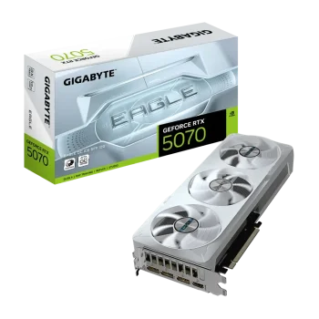 GIGABYTE GeForce RTX 5070 EAGLE ICE SFF GPU Vaizdo Plokštė | 12GB, GDDR7, OC Edition