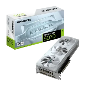 GIGABYTE GeForce RTX 5070 EAGLE ICE SFF GPU Vaizdo Plokštė | 12GB, GDDR7, OC Edition