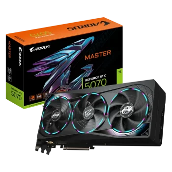 GIGABYTE GeForce RTX 5070 AORUS MASTER GPU Vaizdo Plokštė | 12GB, GDDR7
