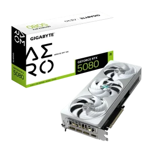 GIGABYTE GeForce RTX 5080 AERO SFF GPU Vaizdo Plokštė | 16GB, GDDR7, OC Edition