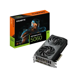 GIGABYTE GeForce RTX 5060 WINDFORCE GPU Vaizdo Plokštė | 8GB, GDDR7, OC Edition