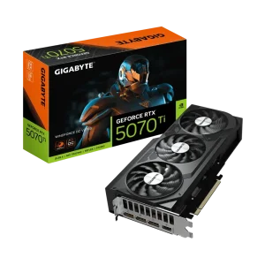 GIGABYTE GeForce RTX 5070 Ti WINDFORCE V2 GPU Vaizdo Plokštė | 16GB, GDDR7, OC Edition