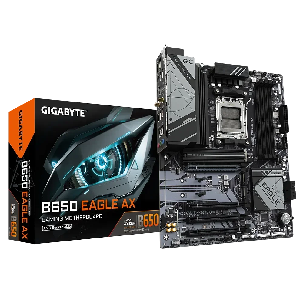 GIGABYTE B650 EAGLE AX Pagrindinė Plokštė | ATX, AM5, DDR5