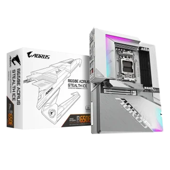 GIGABYTE B650E AORUS STEALTH ICE Pagrindinė Plokštė | ATX, AM5, DDR5