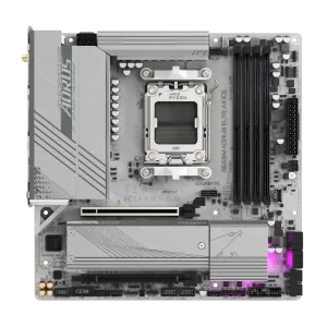 GIGABYTE B650M AORUS ELITE AX ICE Pagrindinė Plokštė | mATX, AM5, DDR5