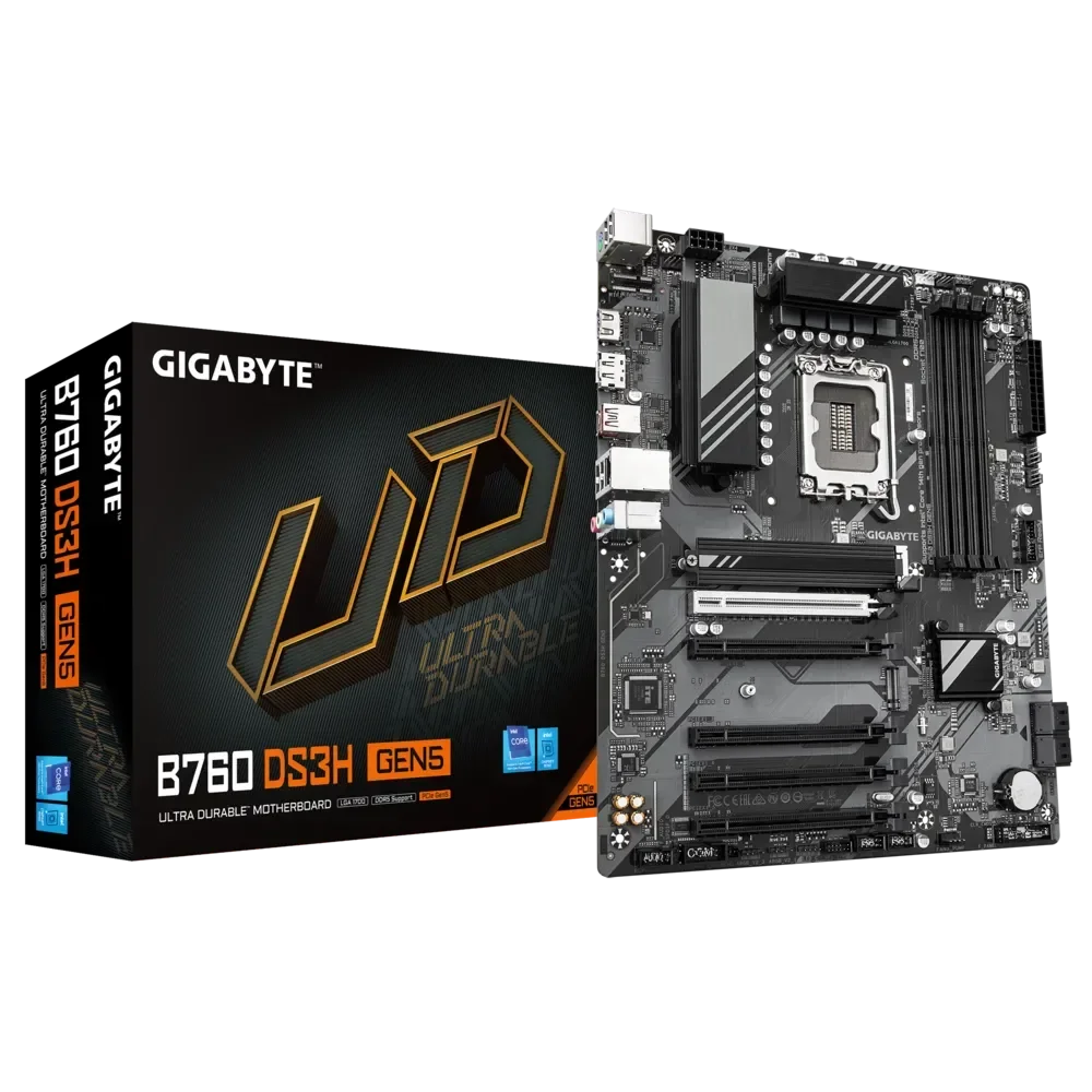 GIGABYTE B760 DS3H GEN5 Pagrindinė Plokštė | ATX, LGA1700, DDR5
