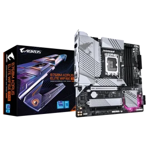 GIGABYTE B760M AORUS ELITE WIFI6E GEN5 Pagrindinė Plokštė | ATX, LGA1700, DDR5