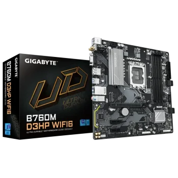 GIGABYTE B760M D3HP WIFI6 Pagrindinė Plokštė | mATX, LGA1700, DDR5