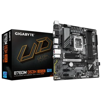GIGABYTE B760M DS3H GEN5 Pagrindinė Plokštė | mATX, LGA1700, DDR5