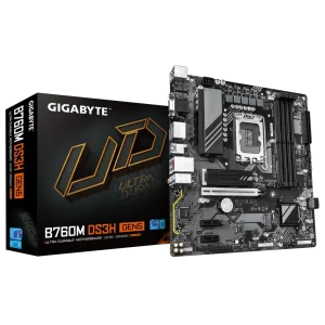GIGABYTE B760M DS3H GEN5 Pagrindinė Plokštė | mATX, LGA1700, DDR5
