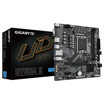GIGABYTE B760M E Pagrindinė Plokštė | mATX, LGA1700, DDR5