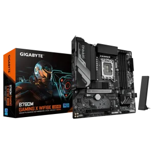 GIGABYTE B760M GAMING X WIFI6E GEN5 Pagrindinė Plokštė | mATX, LGA1700, DDR5