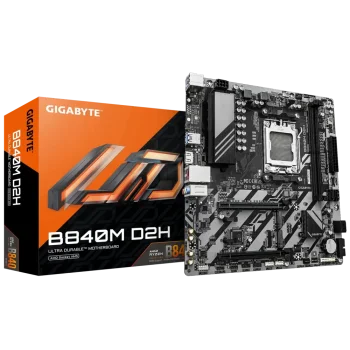 GIGABYTE B840M D2H Pagrindinė Plokštė | mATX, AM5, DDR5