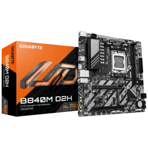 GIGABYTE B840M D2H Pagrindinė Plokštė | mATX, AM5, DDR5