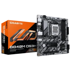 GIGABYTE B840M DS3H Pagrindinė Plokštė | mATX, AM5, DDR5
