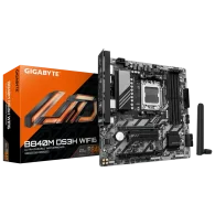 GIGABYTE B840M DS3H WIFI6 Pagrindinė Plokštė | mATX, AM5, DDR5