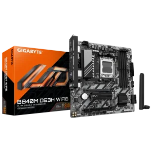 GIGABYTE B840M DS3H WIFI6 Pagrindinė Plokštė | mATX, AM5, DDR5