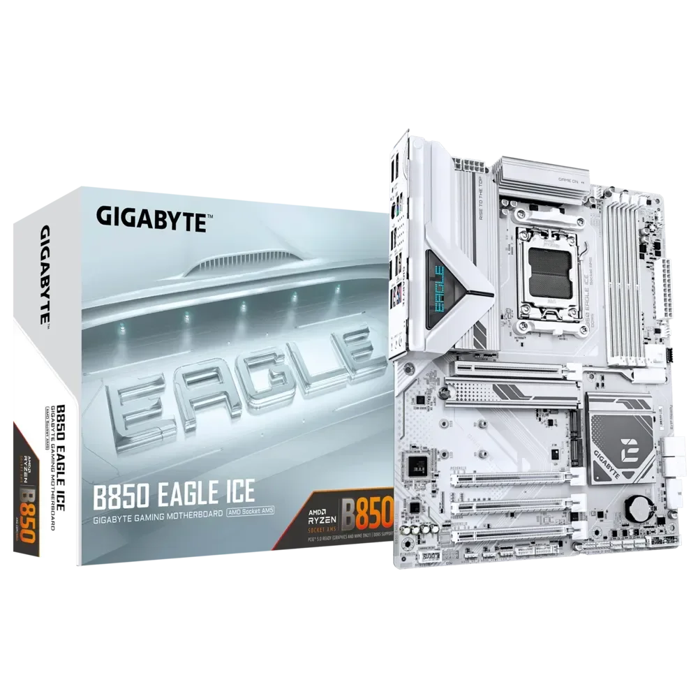 GIGABYTE B850 EAGLE ICE Pagrindinė Plokštė | ATX, AM5, DDR5
