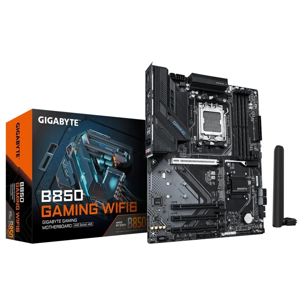 GIGABYTE B850 GAMING WIFI6 Pagrindinė Plokštė | ATX, AM5, DDR5