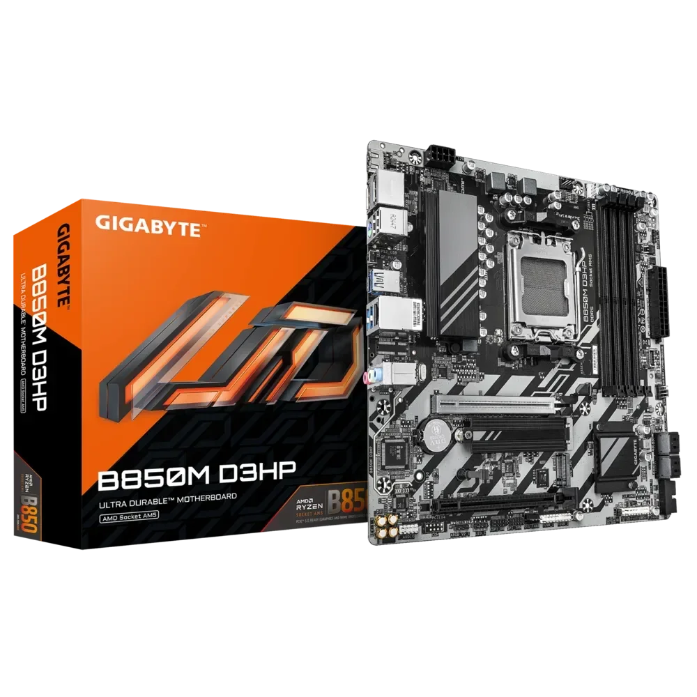 GIGABYTE B850M D3HP Pagrindinė Plokštė | mATX, AM5, DDR5
