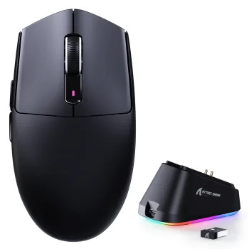 ATTACK SHARK G3 Pro Wireless Belaidė Žaidimų Pelė | Black