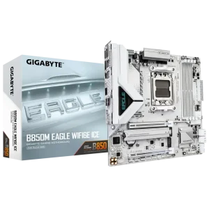 GIGABYTE B850M EAGLE WIFI6E ICE Pagrindinė Plokštė | mATX, AM5, DDR5