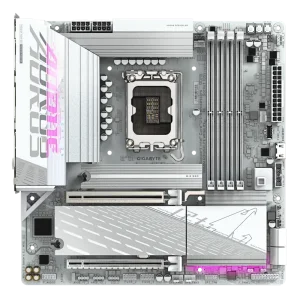GIGABYTE B860M AORUS ELITE WIFI6E ICE Pagrindinė Plokštė | mATX, LGA1851, DDR5