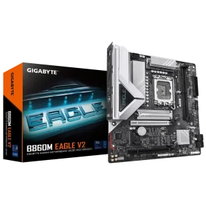 GIGABYTE B860M EAGLE V2 Pagrindinė Plokštė | mATX, LGA1851, DDR5
