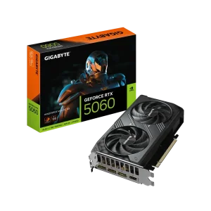 GIGABYTE GeForce RTX 5060 WINDFORCE MAX GPU Vaizdo Plokštė | 8GB, GDDR7, OC Edition