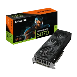 GIGABYTE GeForce RTX 5070 WINDFORCE SFF GPU Vaizdo Plokštė | 12GB, GDDR7, OC Edition