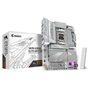 GIGABYTE X870 AORUS ELITE WIFI7 ICE Pagrindinė Plokštė | ATX, AM5, DDR5