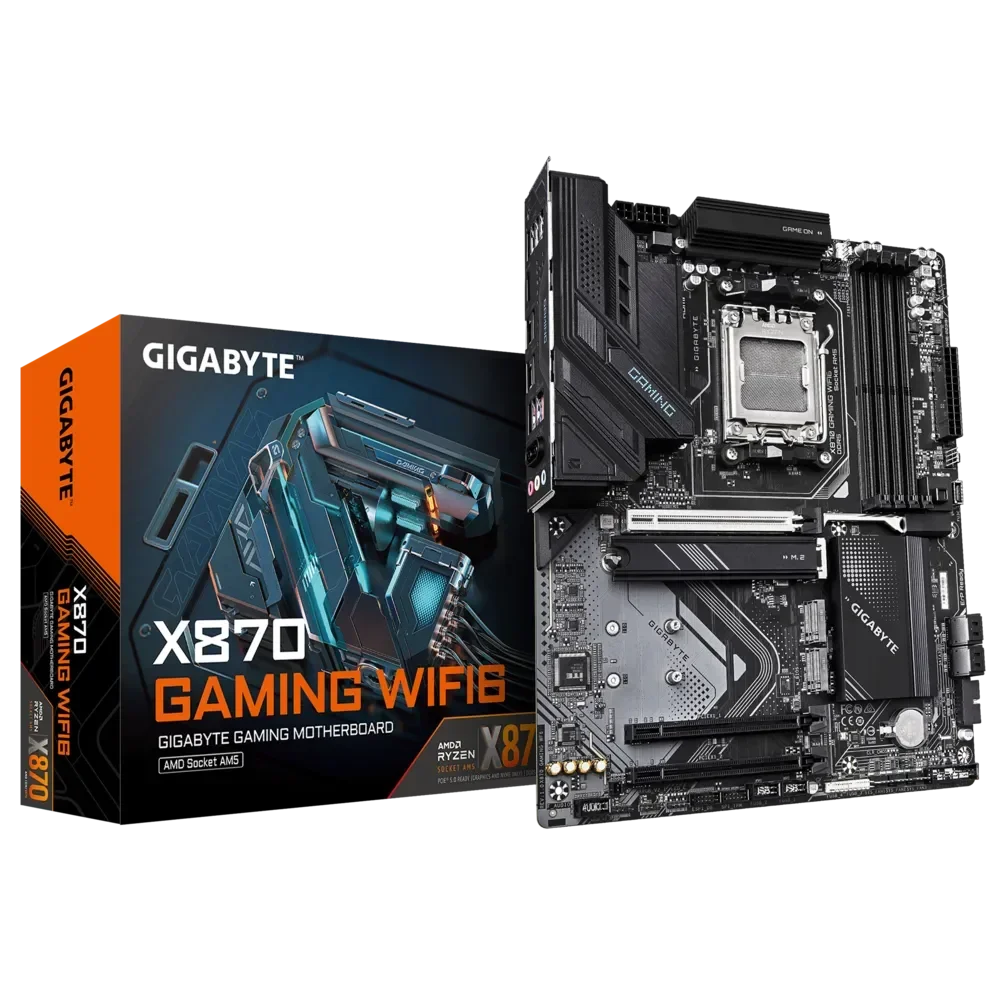 GIGABYTE X870 GAMING WIFI6 Pagrindinė Plokštė | ATX, AM5, DDR5