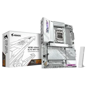 GIGABYTE X870E AORUS ELITE WIFI7 ICE Pagrindinė Plokštė | ATX, AM5, DDR5