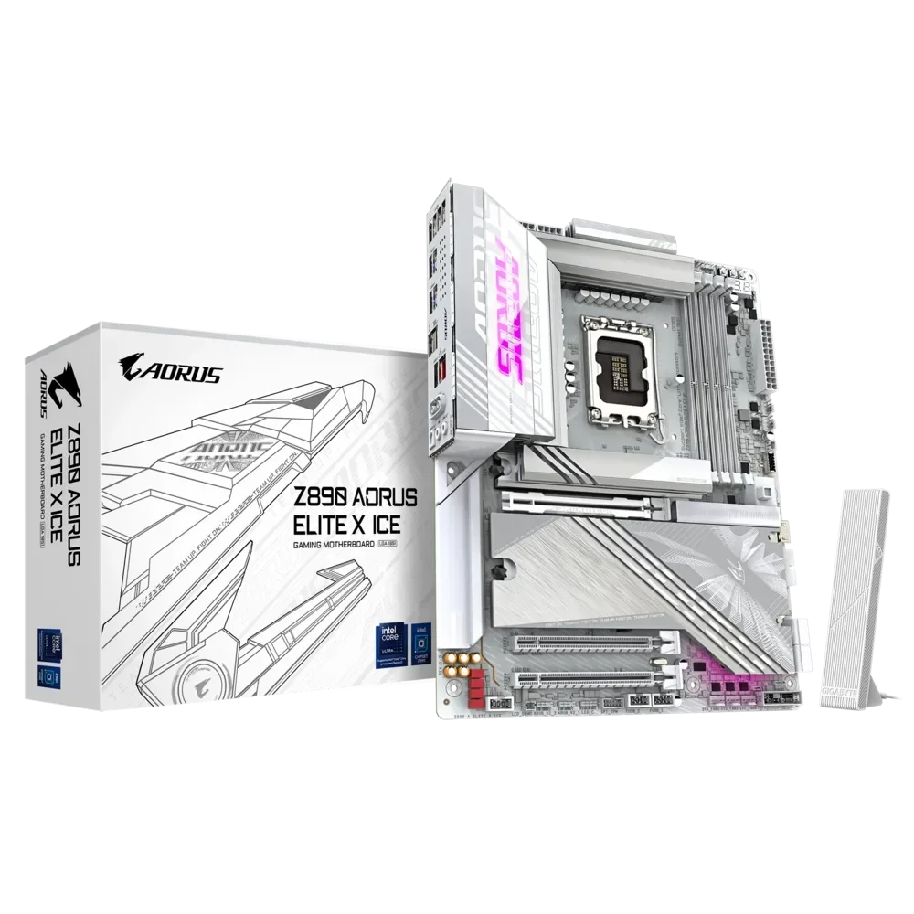GIGABYTE Z890 AORUS ELITE X ICE Pagrindinė Plokštė | ATX, LGA1851, DDR5