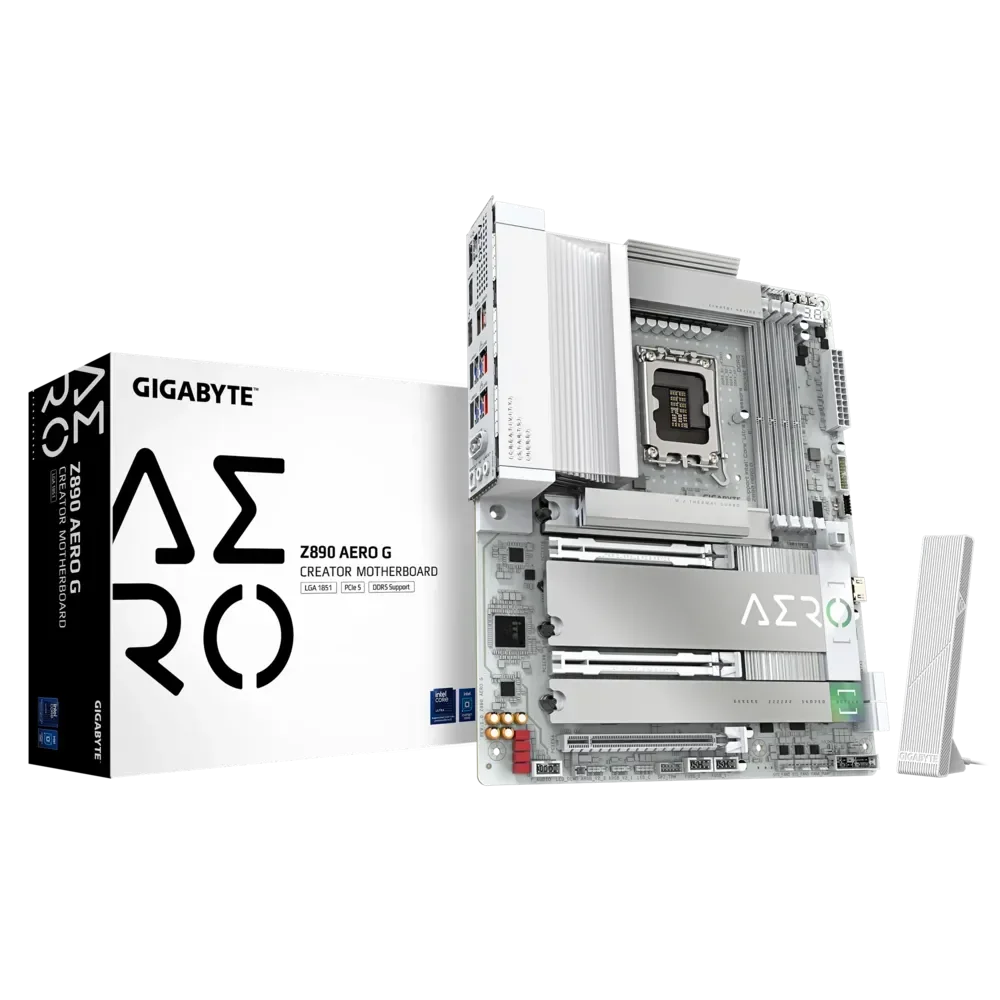 GIGABYTE Z890 AERO G Pagrindinė Plokštė | ATX, LGA1851, DDR5