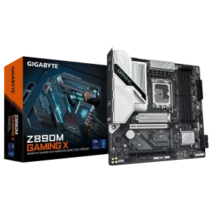 GIGABYTE Z890M GAMING X Pagrindinė Plokštė | mATX, LGA1851, DDR5