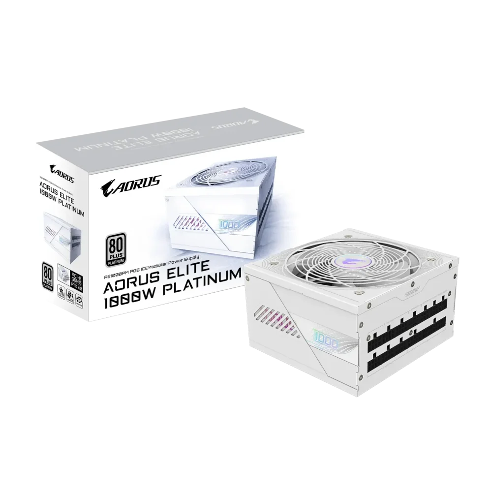 GIGABYTE AORUS ELITE P1000W PG5 ICE PSU Maitinimo Blokas | 1000W, 80 Plus Platinum