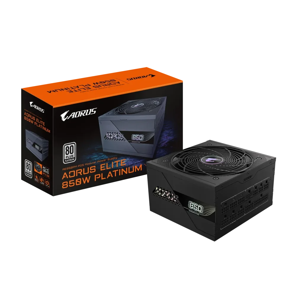 GIGABYTE AORUS ELITE P850W PG5 PSU Maitinimo Blokas | 850W, 80 Plus Platinum