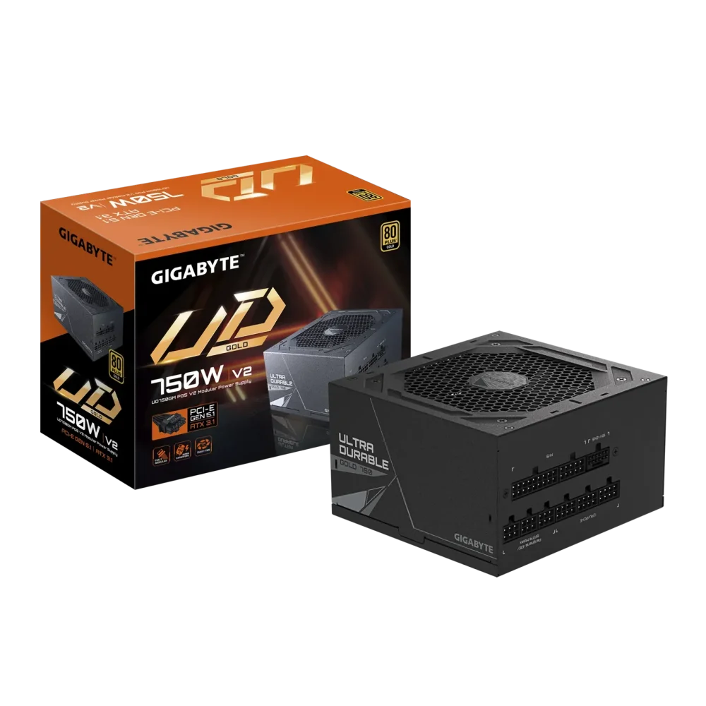 GIGABYTE Ultra Durable UD750GM PG5 V2 PSU Maitinimo Blokas | 750W, 80 Plus Gold
