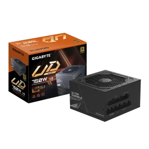 GIGABYTE Ultra Durable UD750GM PG5 V2 PSU Maitinimo Blokas | 750W, 80 Plus Gold