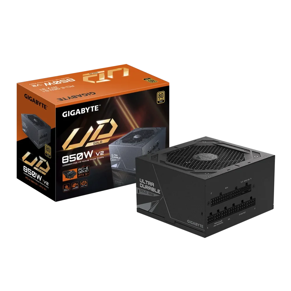 GIGABYTE Ultra Durable UD850GM PG5 V2 PSU Maitinimo Blokas | 850W, 80 Plus Gold