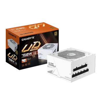 GIGABYTE Ultra Durable UD750GM PG5 V2 ICE PSU Maitinimo Blokas | 750W, 80 Plus Gold