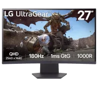 LG UltraGear 27GS60QC-B.AEUQ Monitorius | 27", QHD, Curved VA, 180 Hz