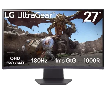 LG UltraGear 27GS60QC-B.AEUQ Monitorius | 27", QHD, Curved VA, 180 Hz