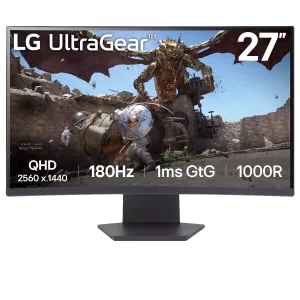 LG UltraGear 27GS60QC-B.AEUQ Monitorius | 27", QHD, Curved VA, 180 Hz