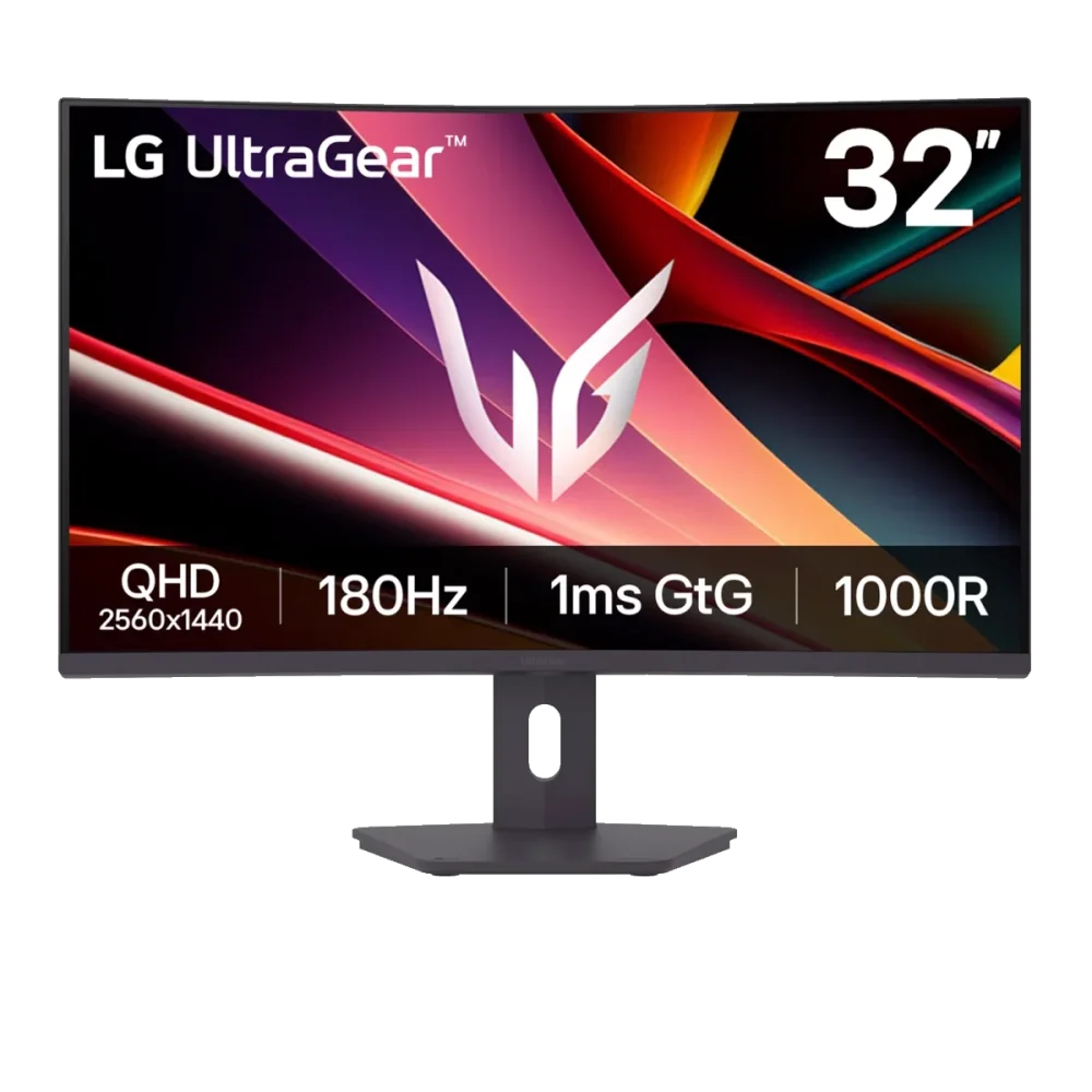 LG UltraGear 32G600A-B.AEUQ Monitorius | 31.5", QHD, Curved VA, 180 Hz
