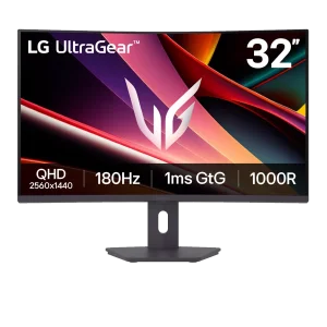 LG UltraGear 32G600A-B.AEUQ Monitorius | 31.5", QHD, Curved VA, 180 Hz