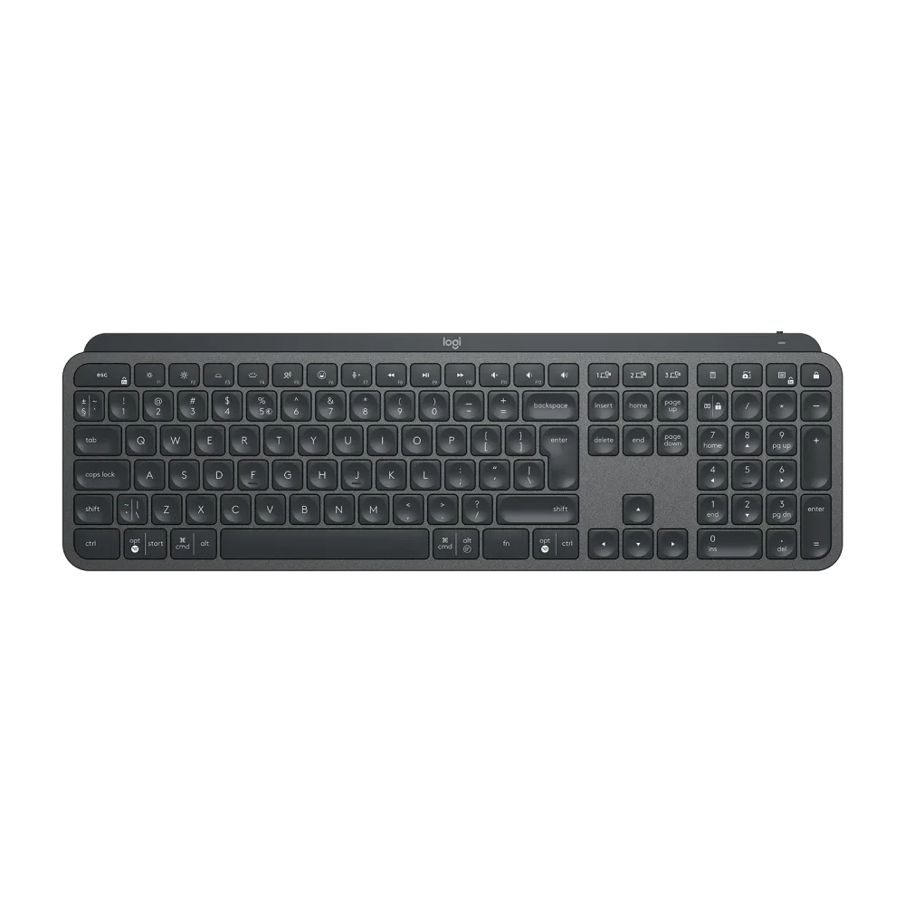 Logitech MX Keys for Business Wireless Belaidė Klaviatūra | Graphite, Membrane